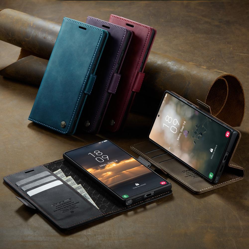 Кожаный кошелек с RFID для Samsung Galaxy S25 Ultra 5G Роскошный чехол-книжка для телефона Samsung S24 FE S23 S22 S21 S20 Plus S 25 Edge Funda