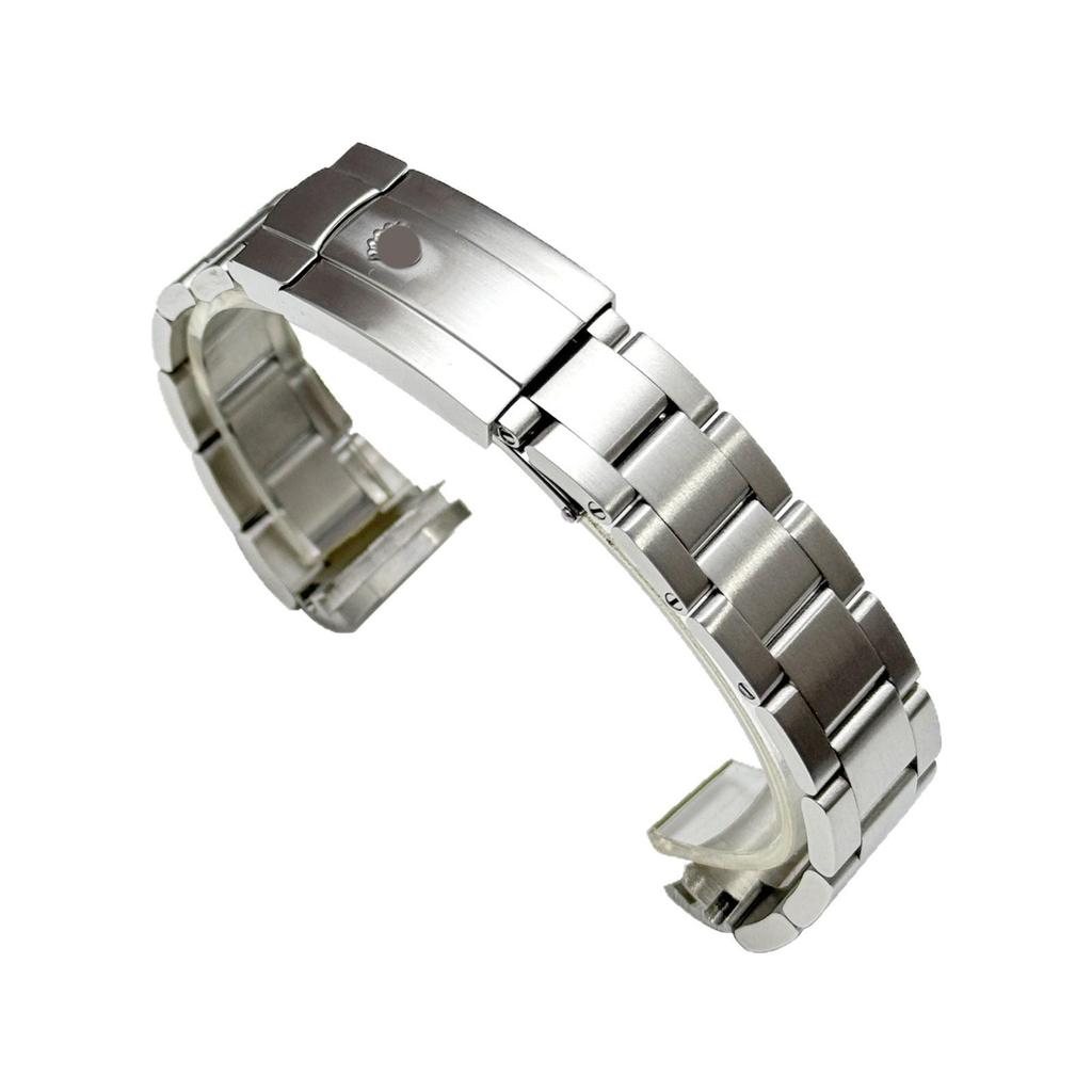 Нержавеющая сталь, ремешок для часов с изогнутым концом для Rolex Submariner, Datejust, Oyster Perpetual, Daytona - Подходит для 20 мм и 21 мм