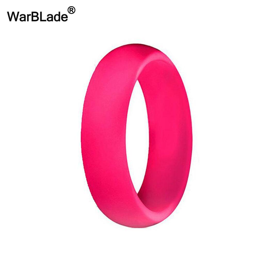 WarBLade 5,7 мм Пищевые силиконовые кольца FDA для женщин Свадебные резиновые кольца Гипоаллергенное гибкое силиконовое кольцо на палец