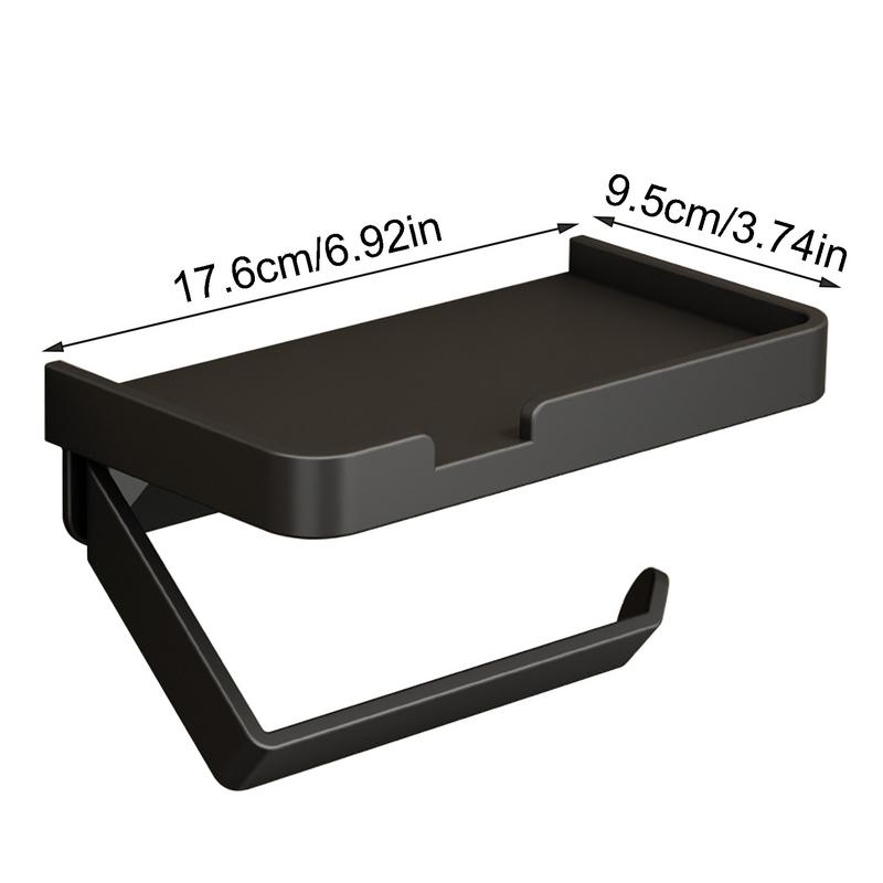 Держатель для бумажных полотенец с полкой, держатель для бумажных полотенец, органайзер, настенный держатель для кухонной бумаги, подставка для рулонов бумажных полотенец, корзина