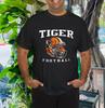 Tiger Football Cool Tiger Mascot Football Design T-Shirt
