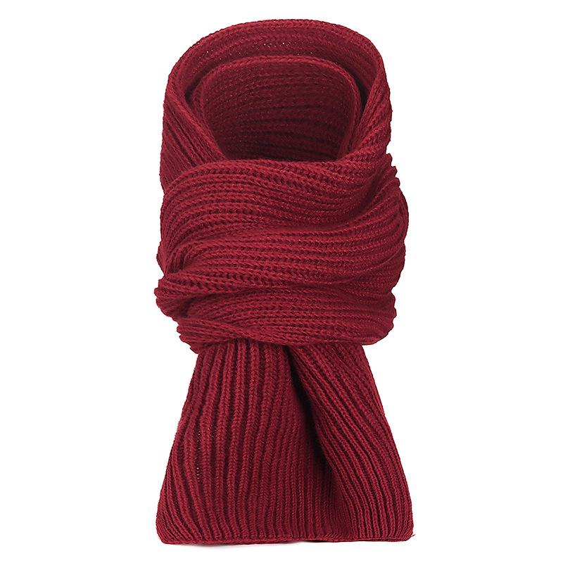 FEWK Зимний очень длинный шарф и шапка - Унисекс Флисовая подкладка Защита от холода Теплая вязка