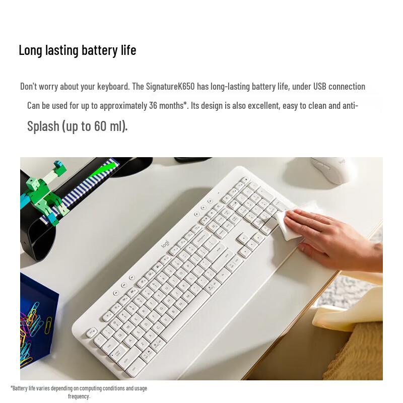 Logitech K650 Wireless Bluetooth Keyboard