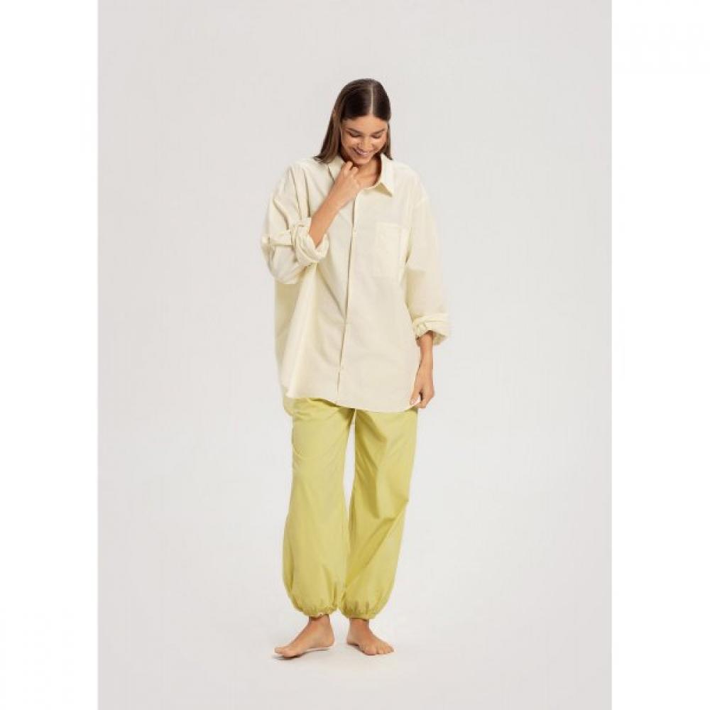 Budhi Mudra Diagonal Jogger Pants   Muted Lime  B61003apl44 G48 