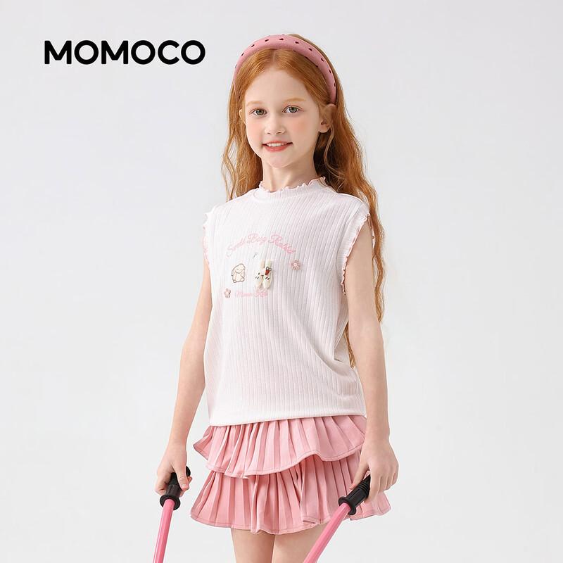 Летняя футболка с коротким рукавом для девочек MOMOCO
