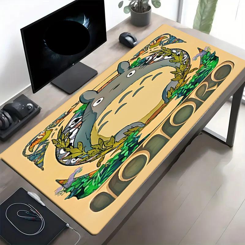 Mein Nachbar Totoro Druck Mauspads, Anti-Rutsch Schreibtisch Tastaturmatte, für PC Laptop Gaming Arbeiten Tägliche Nutzung, Coole Festival Überraschungsgeschenk