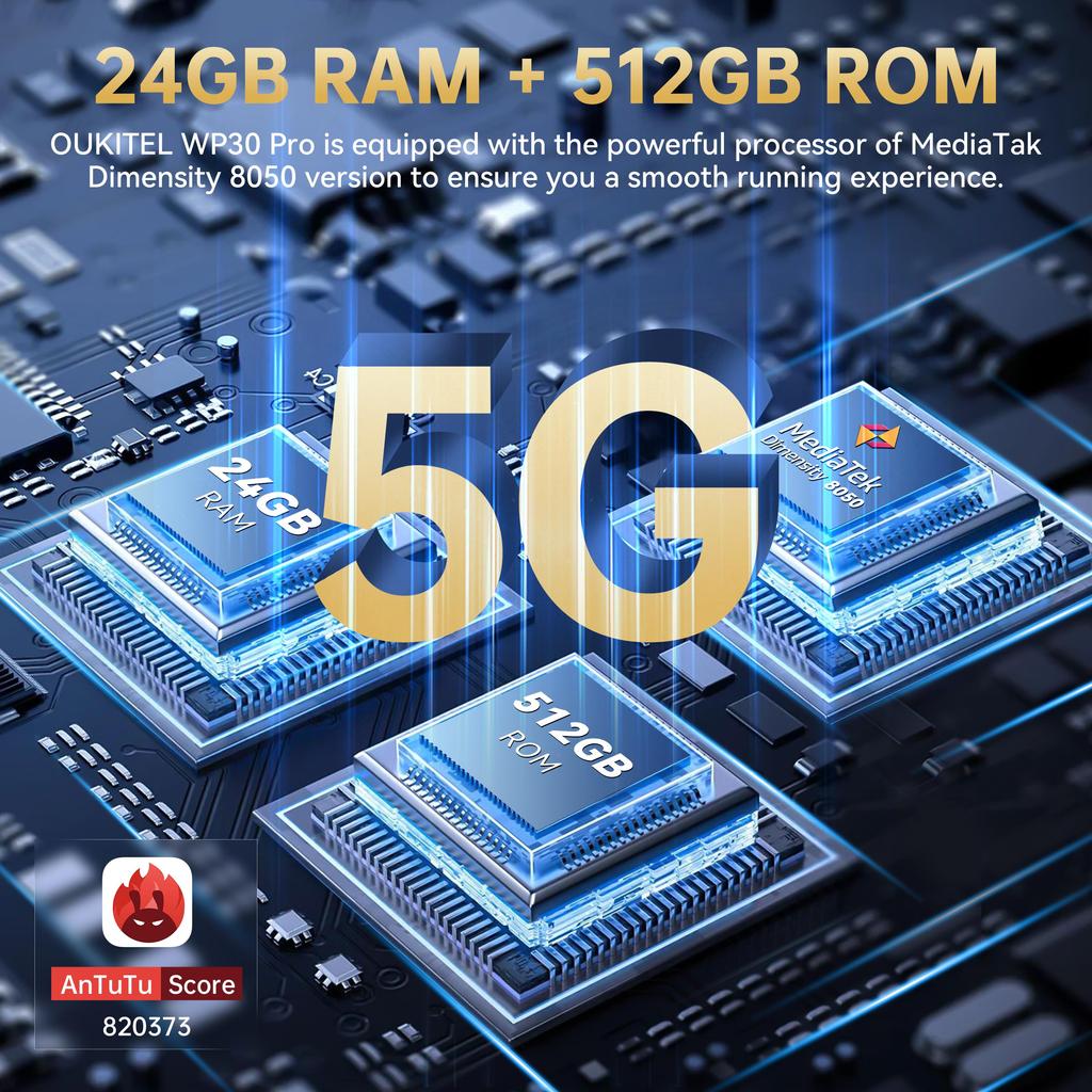 Защищённый смартфон Oukitel WP30 Pro 5G