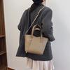 Сумка Женская 2025 Новая Зимняя Универсальная Контрастного Цвета На Плечо Кроссбоди Модная Повседневная Портативная Сумка-Тоут