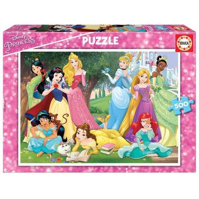 Пазл Disney Princesses на 500 деталей - бренд Educa - тематика мультфильмов и комиксов