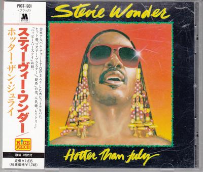 CD Стиви Уандер Hotter than July POCTT1931 Motown 1997 Япония SoulFunk Б/у