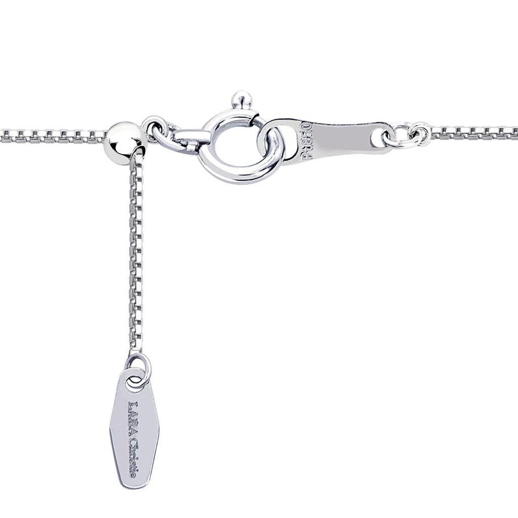 Platinum Chain Necklace Pt850 Venetian Width Maximum 45cm Length Adjustable [Lara Christie] 0.75mm Approx. 2.49g Lc97-0059