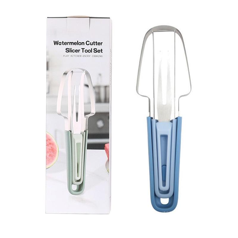 Stainless Steel 3-in-1 Watermelon Slicer & Fruit Tool