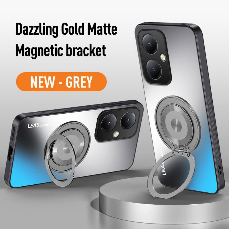 For Honor 400 200 100 90 70 50 Pro X9A X9B X9C X8B Magic 7 Lite Magnetic Ring Stand Back Phone Case Ring Lens Protective Cover