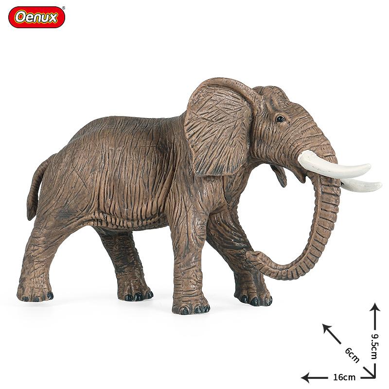 Oenux Зоопарк Мир Сельскохозяйственное Животное Лошадь Корова Свинья Овца Коза Осел Модель Фигурки Льва Тигра ПВХ Обучающая Милая Детская Игрушка Подарок