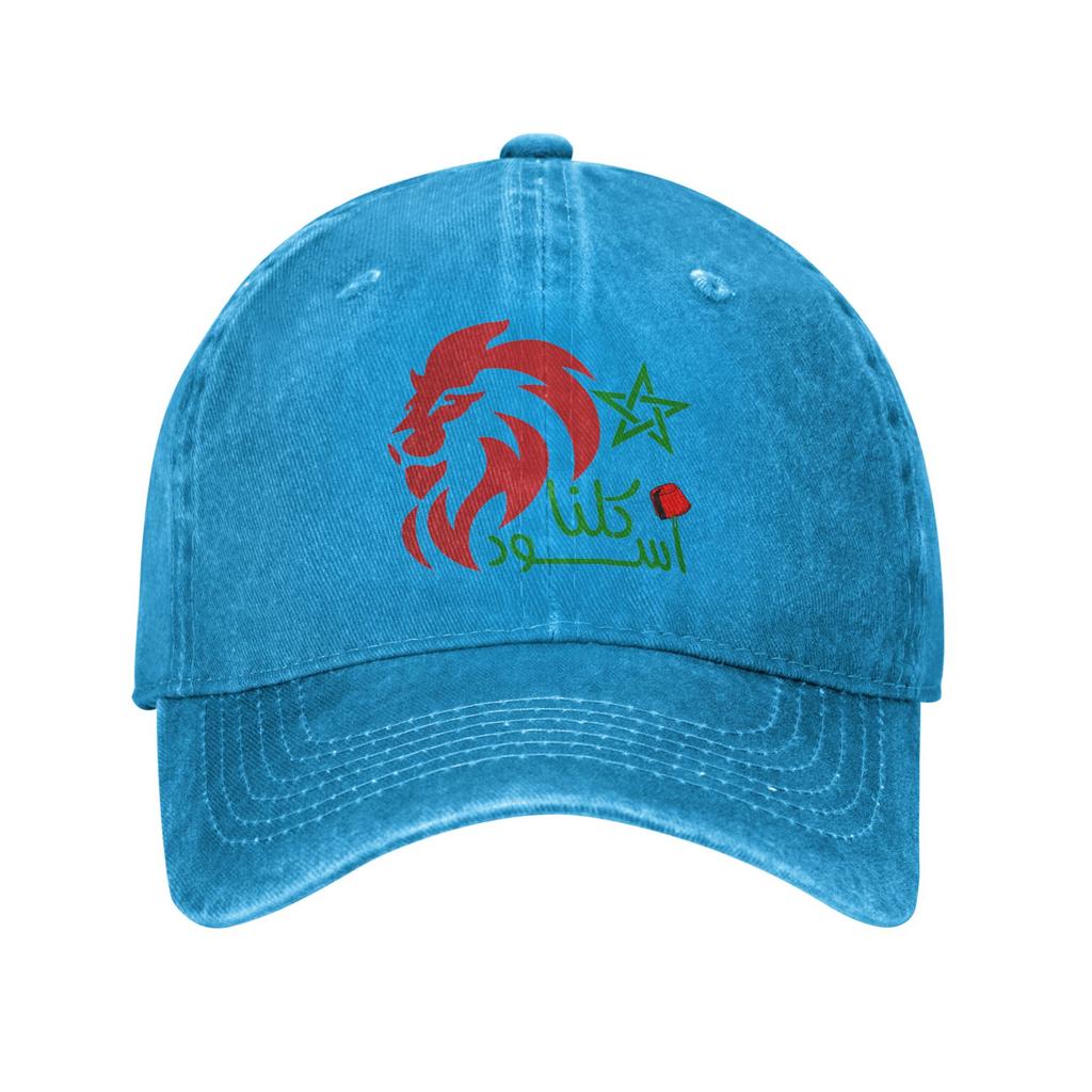 Marokko Morocco Flag Casual Baseball Cap For Women Men Summer Tennis Skate Trucker Hat DIY Print SunProof Baseball Caps