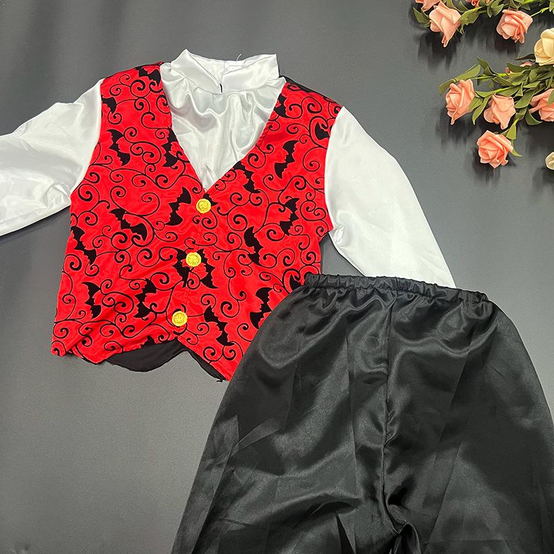 Halloween Horror Kids Costume Masquerade cosplay Costume Stage Wear Performance Wear Vampire Boy