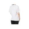 adidas Футболка Neo Casual Sports с круглым вырезом и коротким рукавом, с заниженной линией плеч, женская, белая DU2373