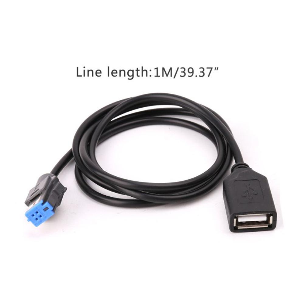 Новый 1м USB Аудио Кабель-удлинитель Адаптер 4Pin Для Nissan Teana Qashqai Радио CD