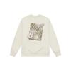 MLB MONOGRAM Collection Boston Red Sox 24FW Long Sleeved Crew Neck Sweatshirt Unisex Linen Cream 3AMTM1544-43CRM