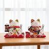 7-дюймовый Кот Удачи с Машущей Лапкой Керамические Счастливые Коты Фэн-шуй Центральное Украшение Орнамент для Дома Офиса Магазина