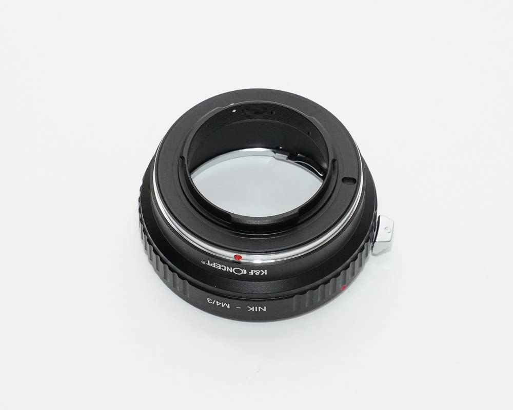 Адаптер для объектива Nikon AI на крепление Micro Four Thirds с салфеткой для протирки линз K&F m4/3 NF-M43 (КФМ43)