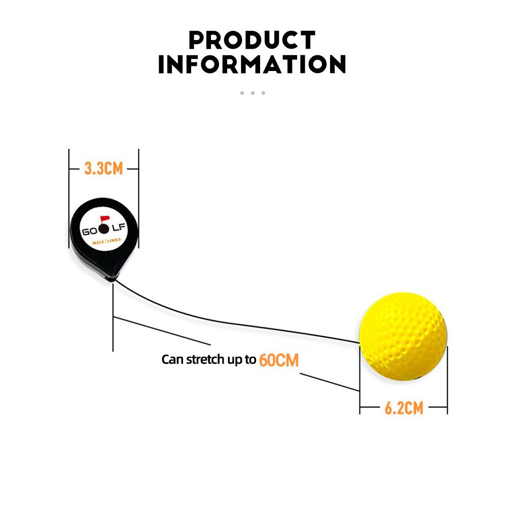 Golf Head Stability Training Tool Portable Retractable Head Posture Correction Practice Golf Training Accessories Drop Shipping 5