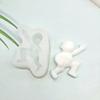 3D астронавт космический корабль свеча декоративный орнамент силиконовая форма подходит для эпоксидной смолы DIY ремесла ювелирные изделия изготовление домашнего декора