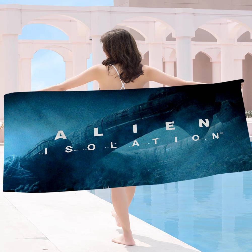 Alien Movie Microfiber Beach Towel Absorbent Quick dry Soft Yoga Swimming Resort Mountain Climbing Towel