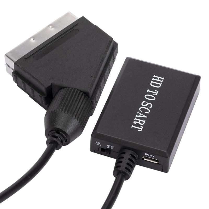 1м HDMI на SCART Видео и Аудио Конвертер Адаптер