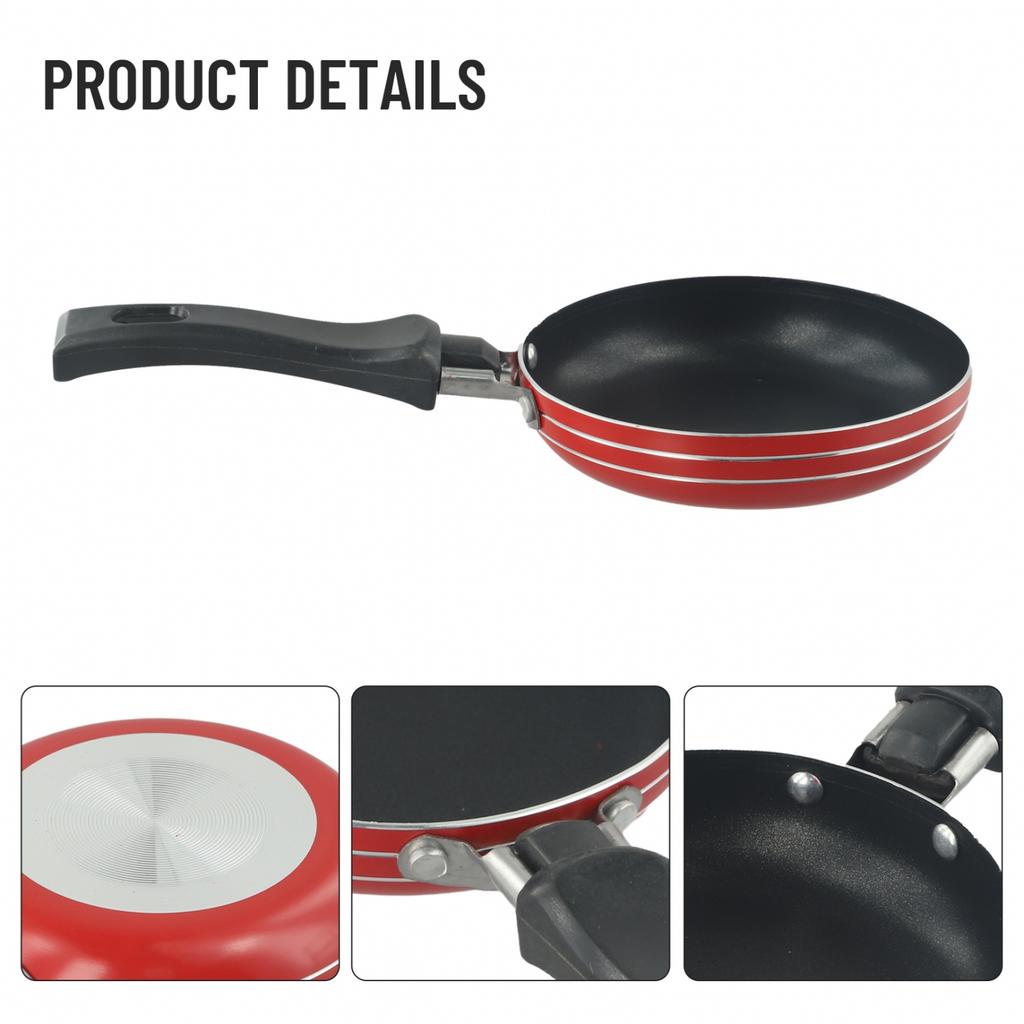 Frying Pan Saucepan Non-Stick Random Color Stainless Steel