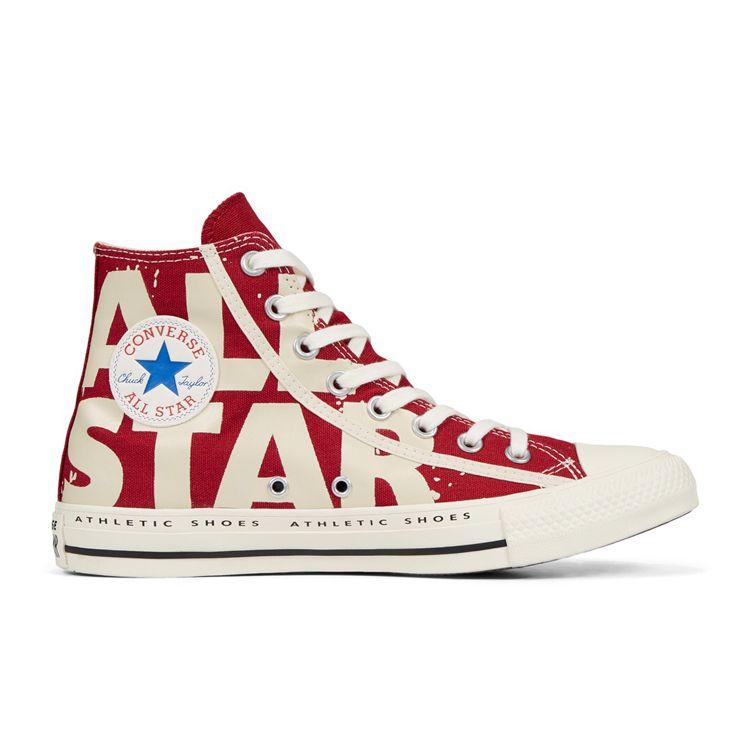 Converse Кеды унисекс Chuck Taylor All Star с высоким верхом и смелым брендингом 166499C