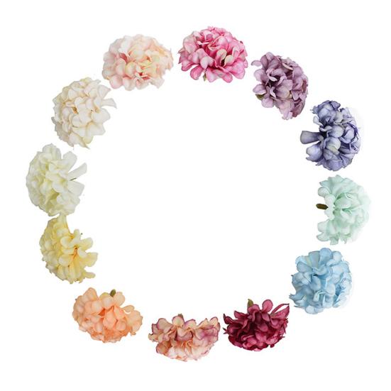 10шт моделирование головки цветов искусственная гортензия DIY аксессуары домашний декор