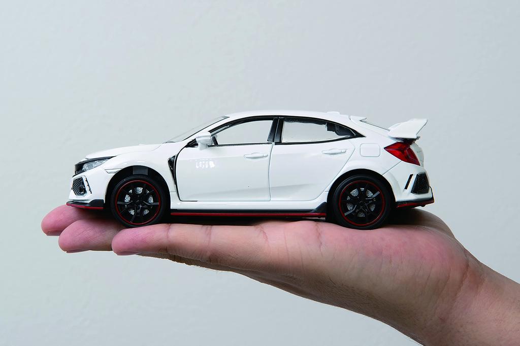Jozen Cast World Light Sound Series Honda Civic Type R White & JDC6035-WH