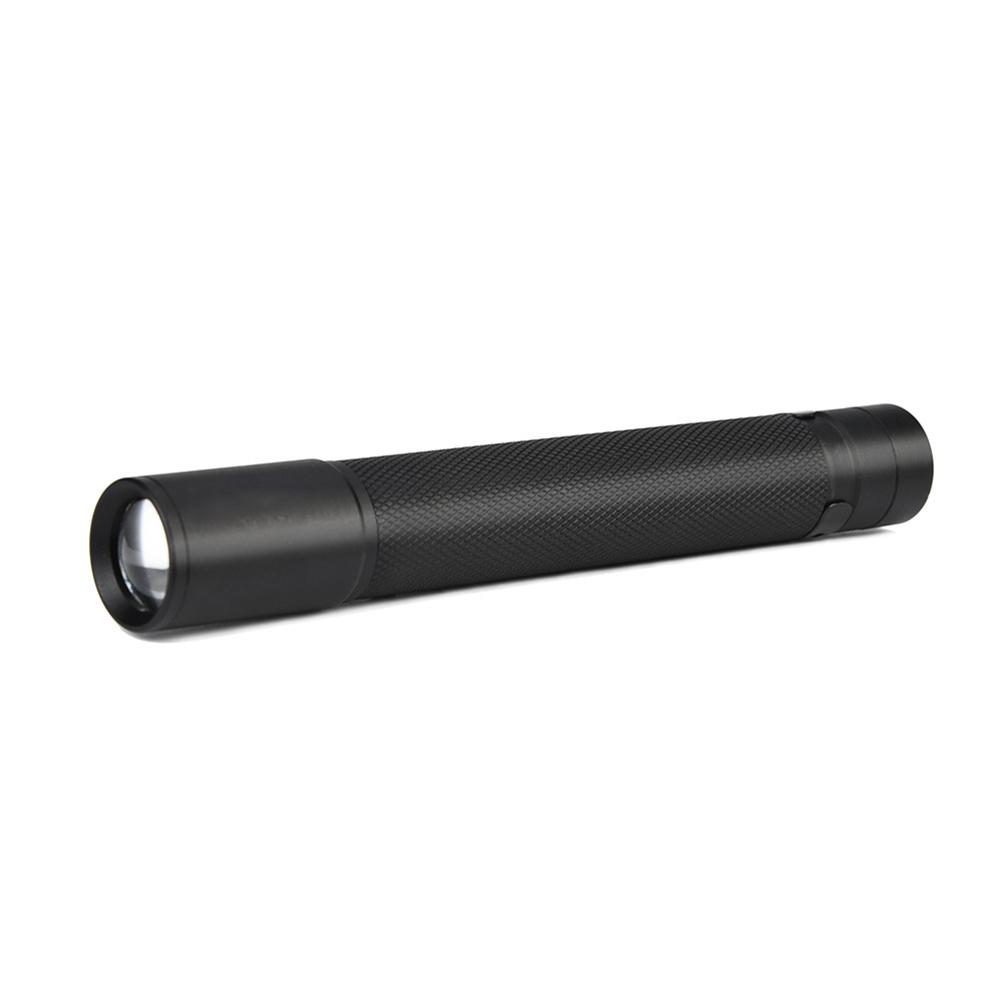 Mini Small Torch, Aluminum Alloy Telescopic Zoom Flashlight, 3 Lighting Modes Battery Torch, Clip On Pocket Size Torch For Power Cuts, Emergency