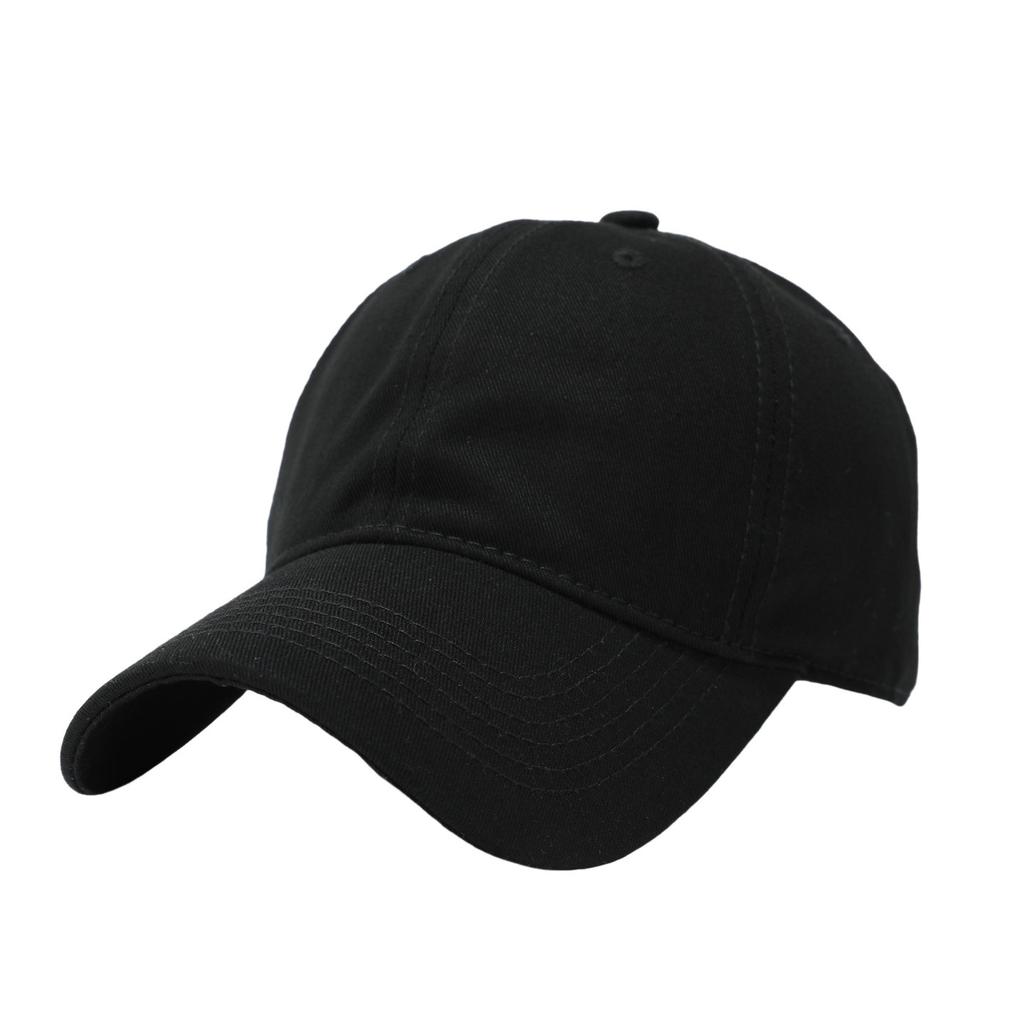 Light board big head circumference baseball cap men's enlarged and deepened solid color hard top wide brim cap sun hat women's high quality