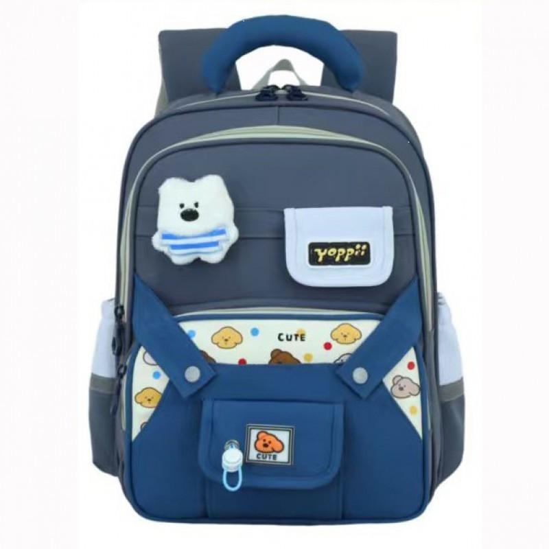Kids Lightweight Backpack School Spine Support Ergonomic Design Large Capacity Nylon Bag Ages 8-12 Boys Girls