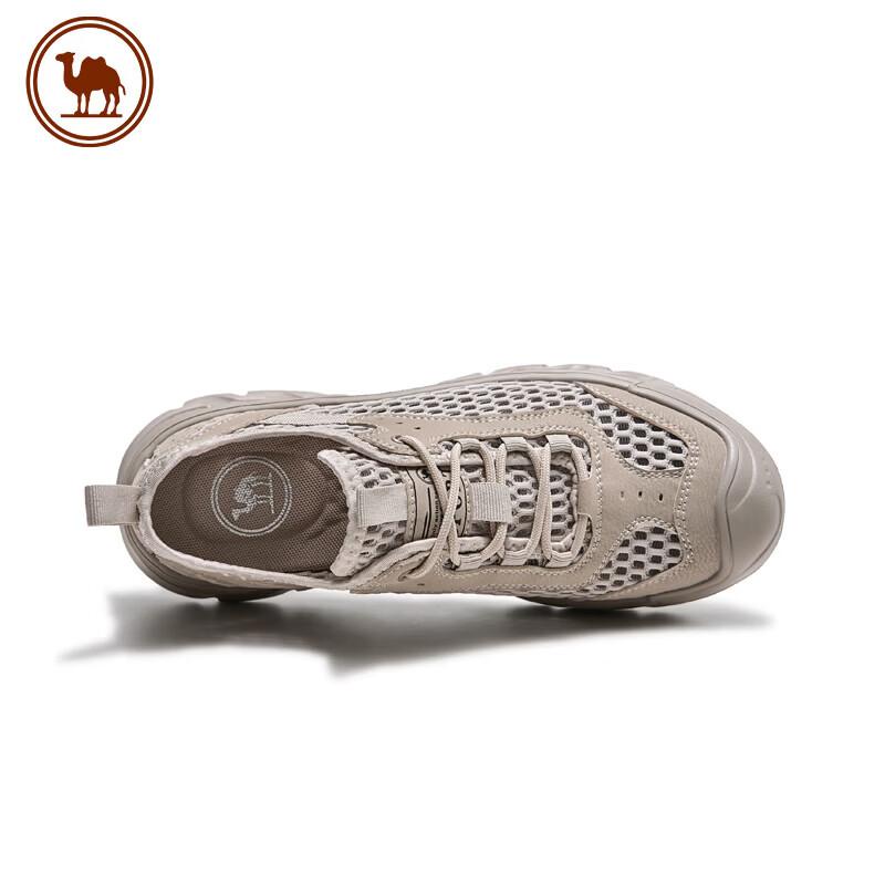 Camel Mesh Sports Men's Shoes Breathable Lightweight Shock Absorption Non-Slip Casual Shoes