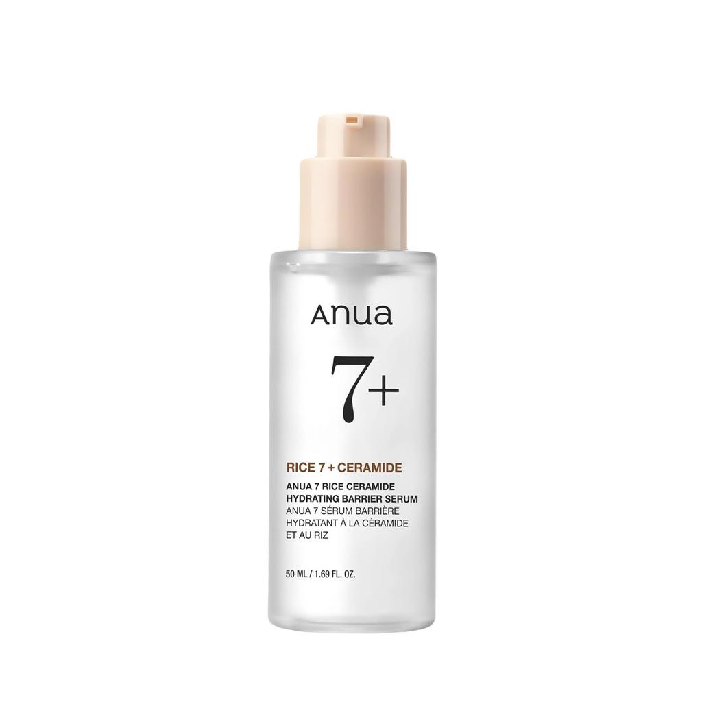 Anua Rice 7 Ceramide Hydrating Barrier Serum 50 мл, Осветляющий, Увлажняющий, Корейская косметика, Kbeauty, образец