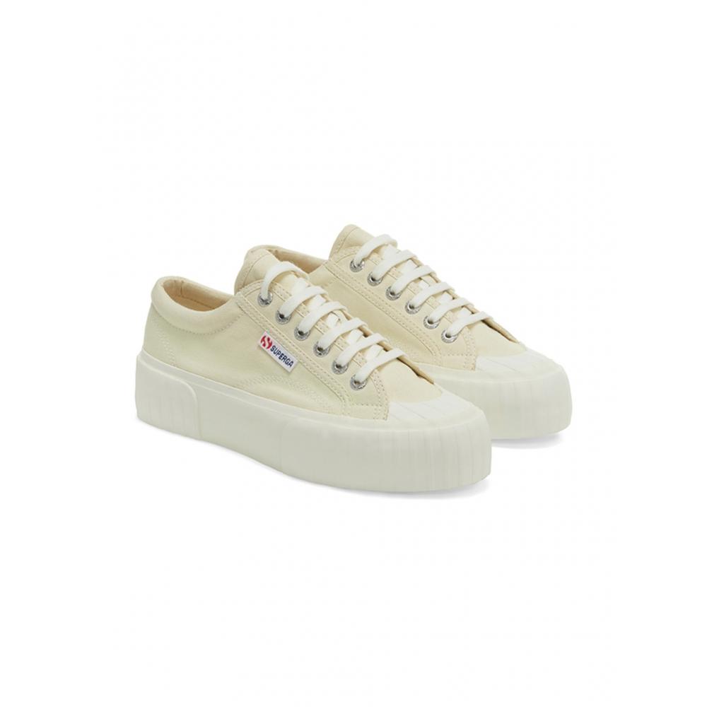 Superga 2631 Stripe Platform Бежевый S5111swakj