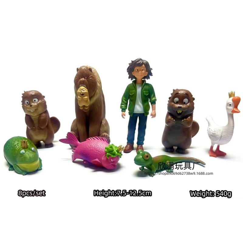 2026 New Movie Hoppers Figure Set Mabel King Georges Tom Lizard Bird King Ellen Bear Figure Cute Anime Figurine Model Toy Gift