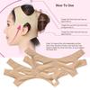 Elastic Facial Slimming Bandage Face Lifting Mask V Shaper Belt Double Chin Reducer Facial Anti Wrinkle Relaxation Face Thining Band Massager
