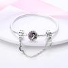 Аутентичные Аксессуары Браслеты Натуральные Настоящая Медь Луна Декоративные Шармы Элементы Бусин Инкрустированный Цирконий Luna Кот Подвески Украшения
