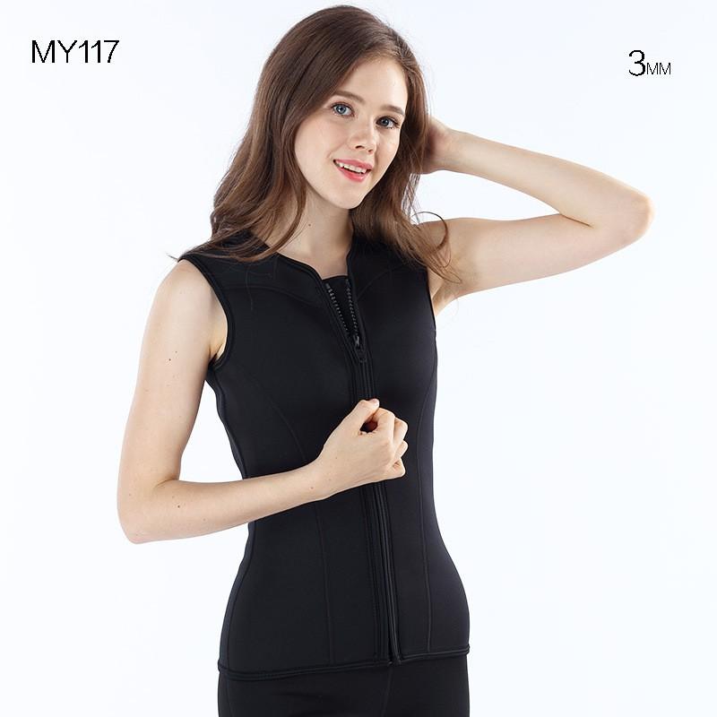 3mm Neoprene Sleeveless Wetsuit Vest Diving Snorkeling Surfing Water Sports Men Adult Thermal Protection