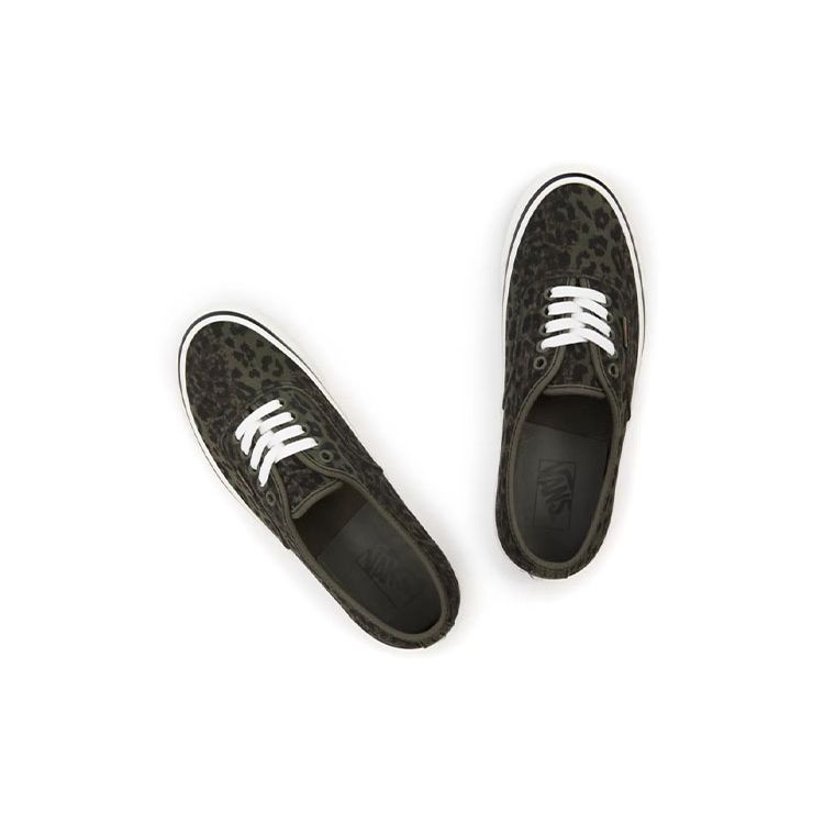 Vans Authentic 44 DX Anaheim Factory — кроссовки унисекс с леопардовым камуфляжем, зеленый виноградный лист VN0A5KX4AWA