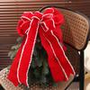 Large Size Christmas Wreath Bow Multiple Styles Present Ribbon Knot  New Year