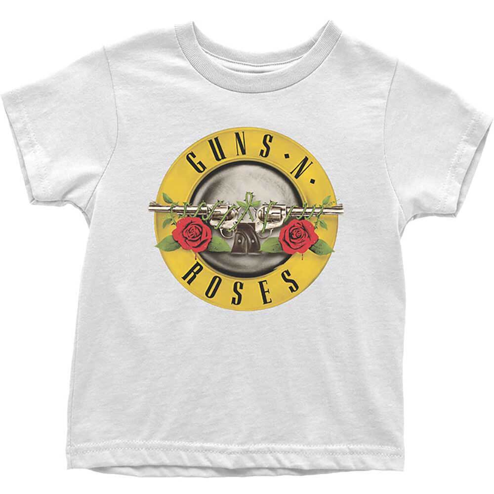 Guns n Roses Классический Логотип Мужская Женская Взрослая Детская футболка Официальная - Возраст 1 - 12 лет