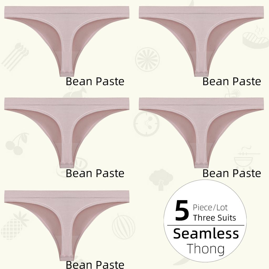 Сексуальные женские трусики с низкой талией, трусики-стринги с низкой талией, бесшовное женское нижнее белье с Т-образной спинкой #JS001
