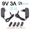 AC 100-240V DC 9V 3A Power Supply Charger 5.5*2.1mm 4.0*1.7mm 3.5*1.35mm 2.5*0.7mm Plug AC DC Adapter Converter