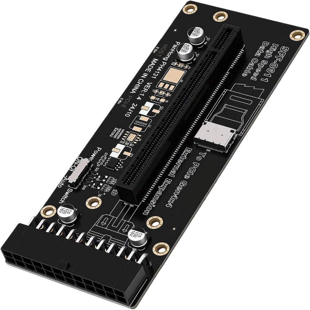 PCIe 4.0 X16 Interface External Graphics Adapter Card SFF-8612 to PCIe X16 Adapter For Desktop PC