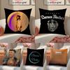 Buenas Noches Q-quevedo-MT Singer Pillow Case Comfort Sofa Bed Silky Elegant Invisible Zipper Decorative Cushion Cover
